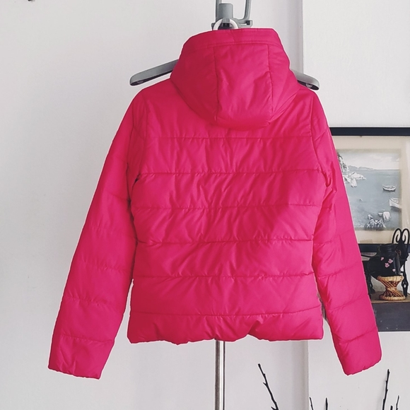 New Abercrombie & Fitch : Hot pink puffer jacket - Picture 7 of 13